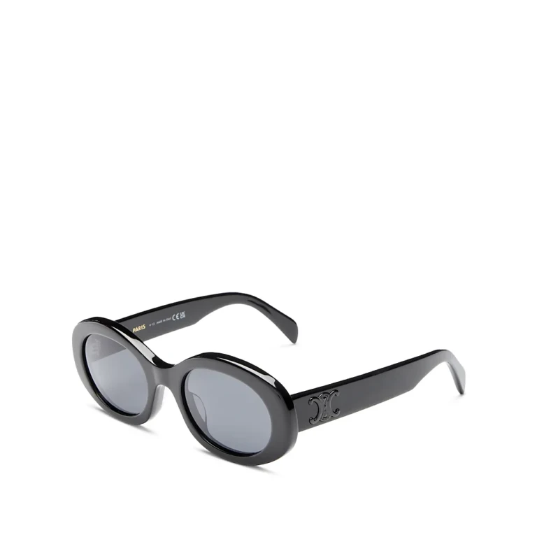 Celine Triomphe Round Sunglasses, 52mm