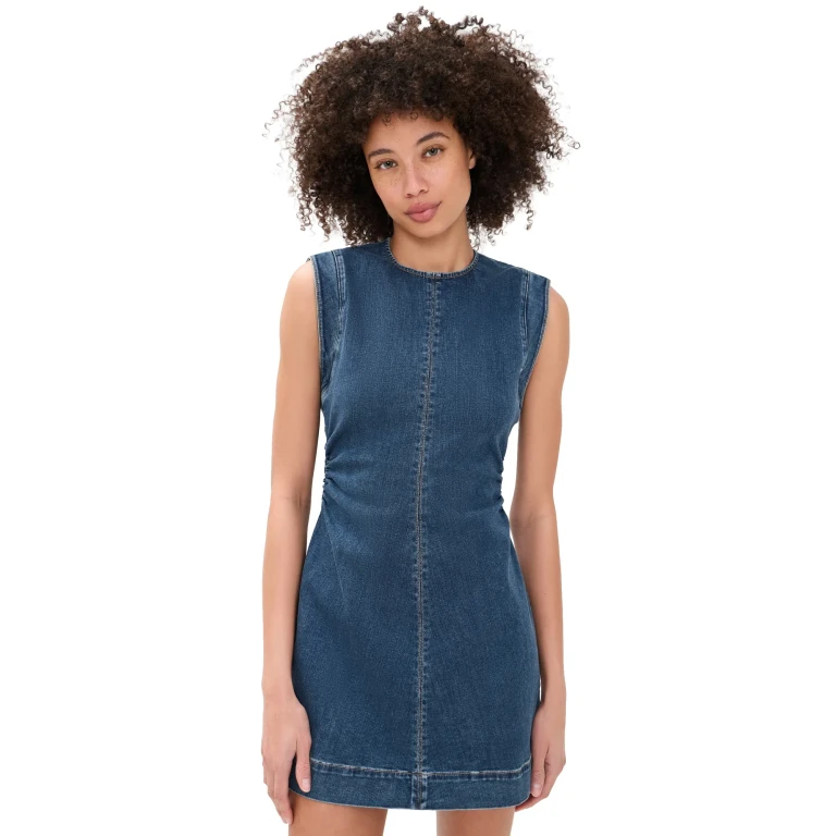 Veronica Beard Jean Imara Mini Dress Dark Bright Blue 8