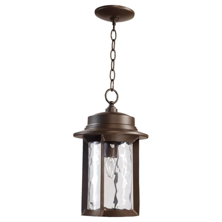 Quorum Charter 10" Pendant Light in Oiled Bronze