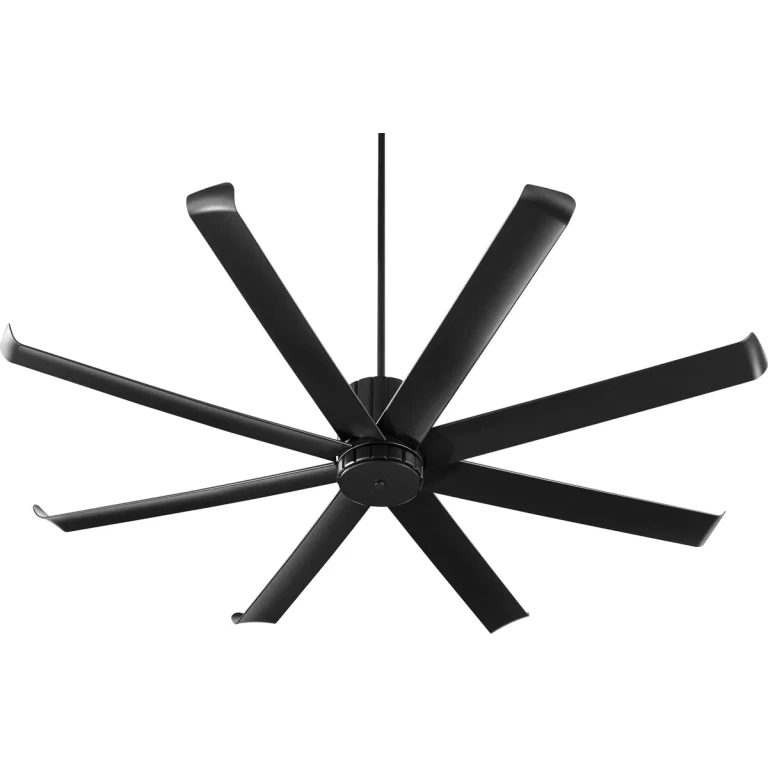 Quorum Proxima Patio 72" Outdoor Ceiling Fan in Noir