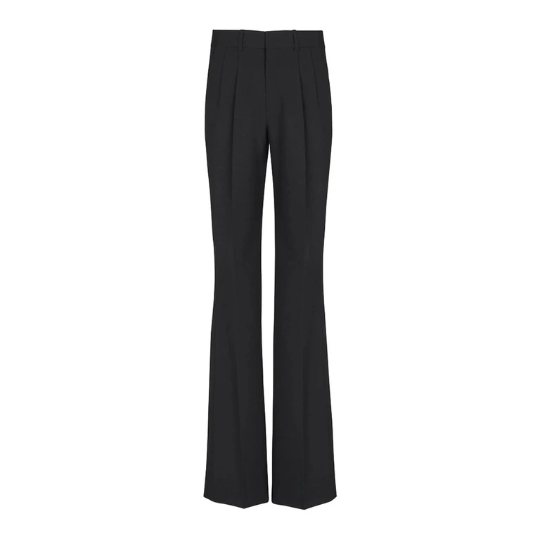 Balmain Straight-leg Wool Trousers