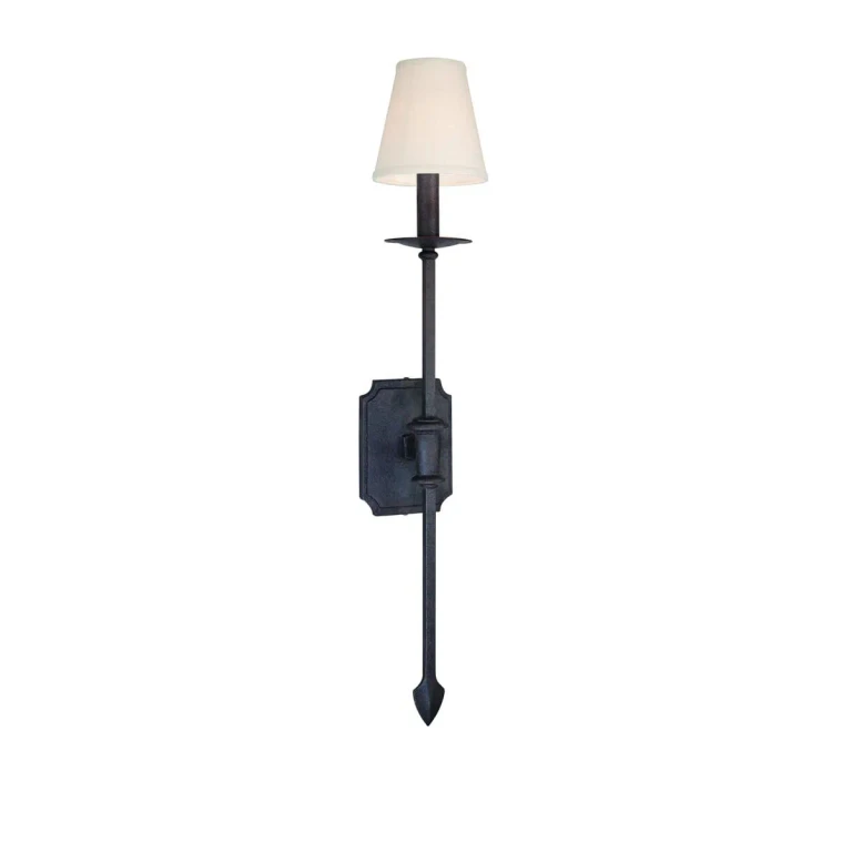 Troy La Brea 30" Wall Sconce in French Iron