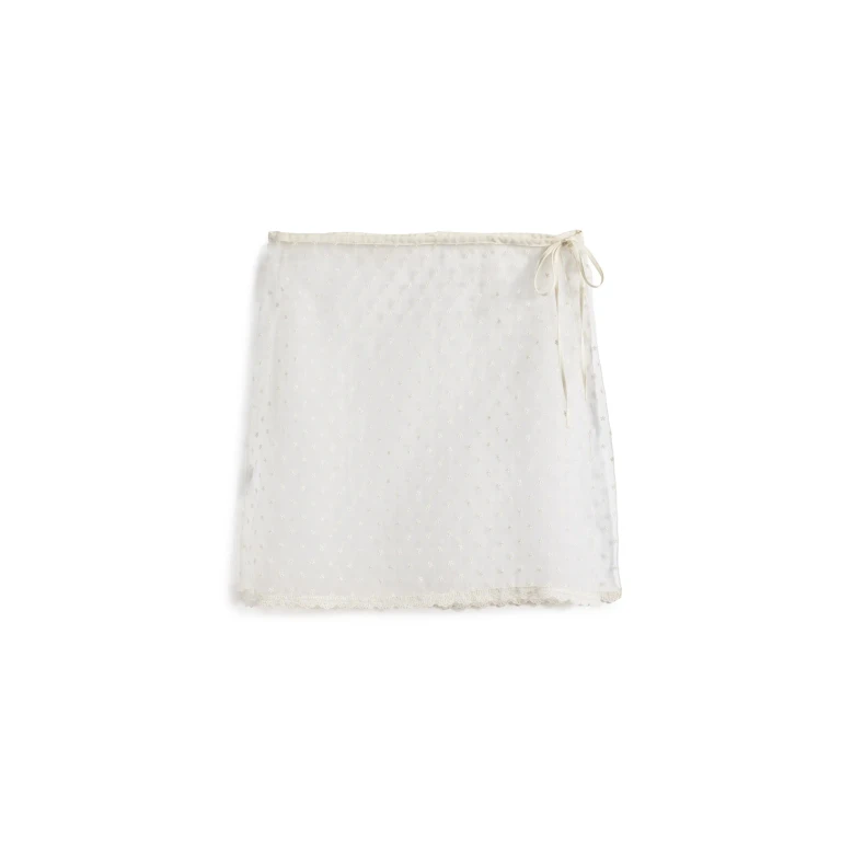 DUNST Needlework Layering Skirt Ivory One Size