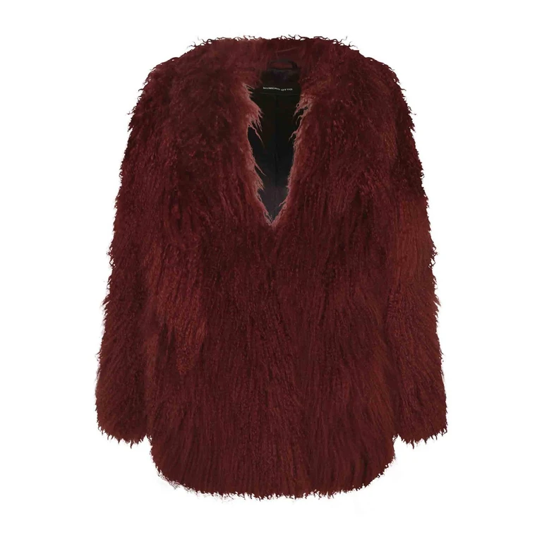 Numero Otto Manteau Au Genou - Rouge