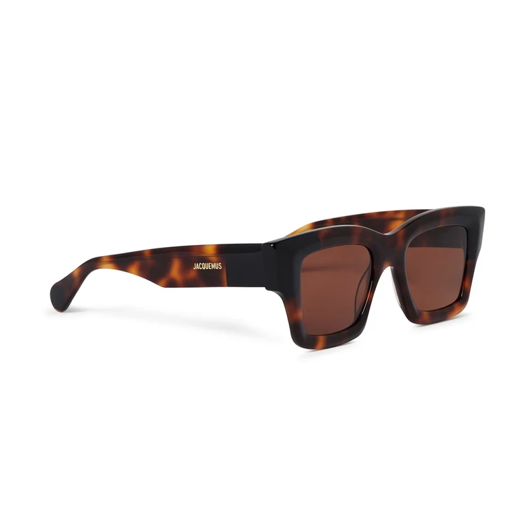 Jacquemus Les Lunettes Baci Multi Brown Marrone Acetate Occhiali Sole - Women