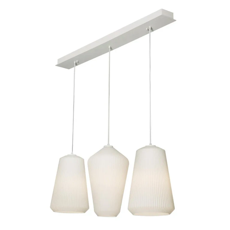 Lily 3-Light Pendant in White