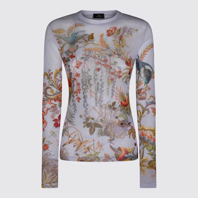 Etro Top Navy/multi _pa - Women