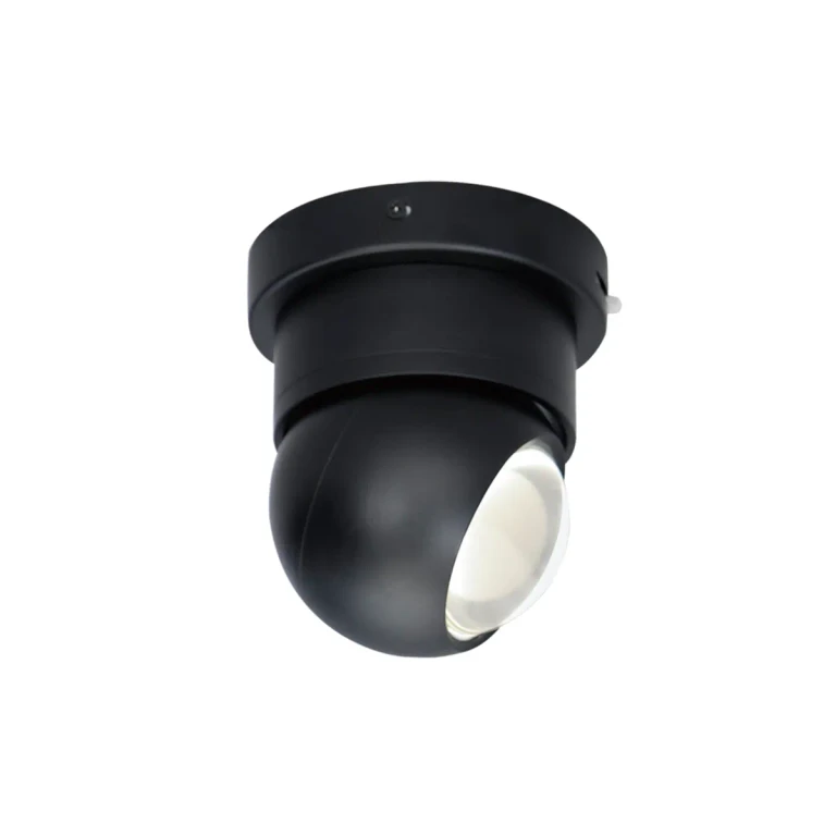 Black LED Flush Mount from the Nodes Collection
