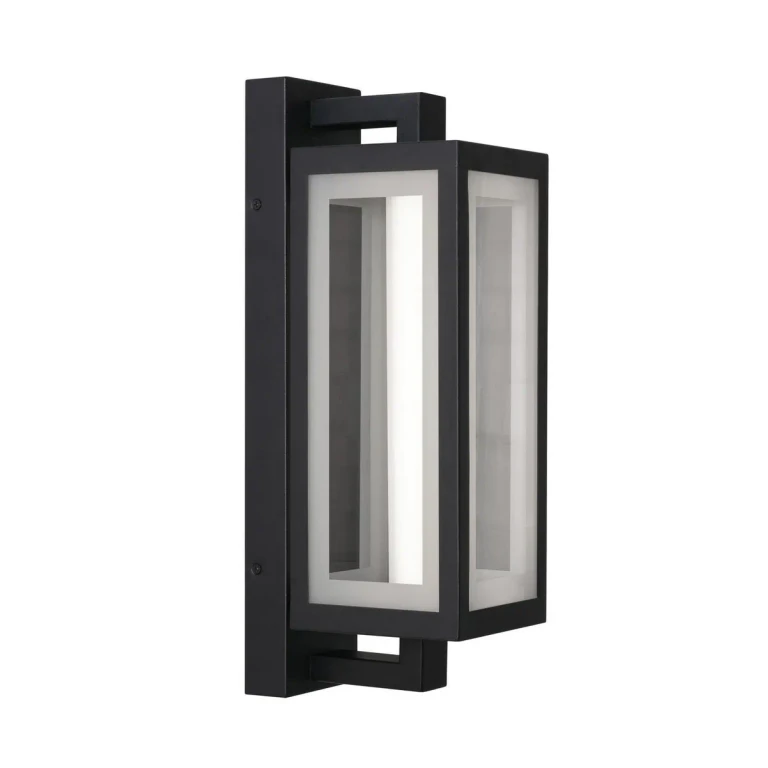 Black LED Outdoor Wall Sconce from the Blake Collection