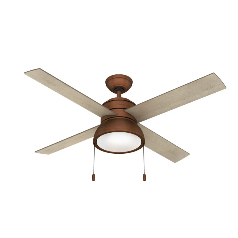Loki 2-Light 52" Ceiling Fan in Weathered Copper
