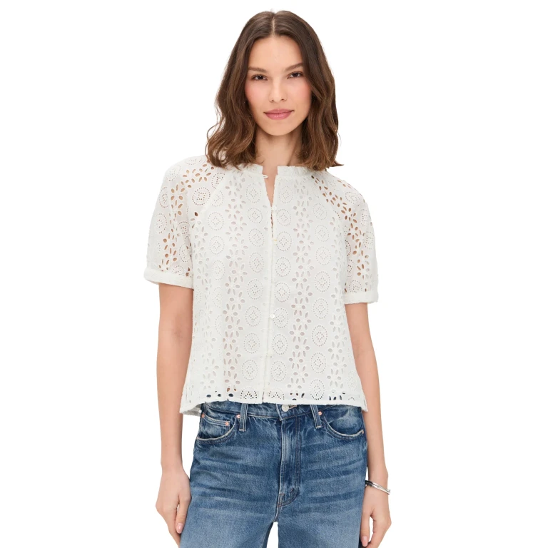Cleobella Kate Blouse Ivory S