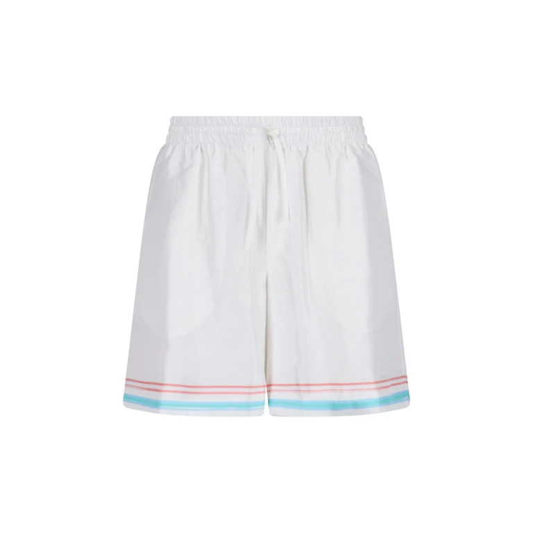 Casablanca Trousers White Silk - Men
