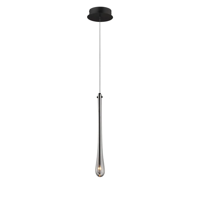 Black LED Pendant from the Stillo Collection