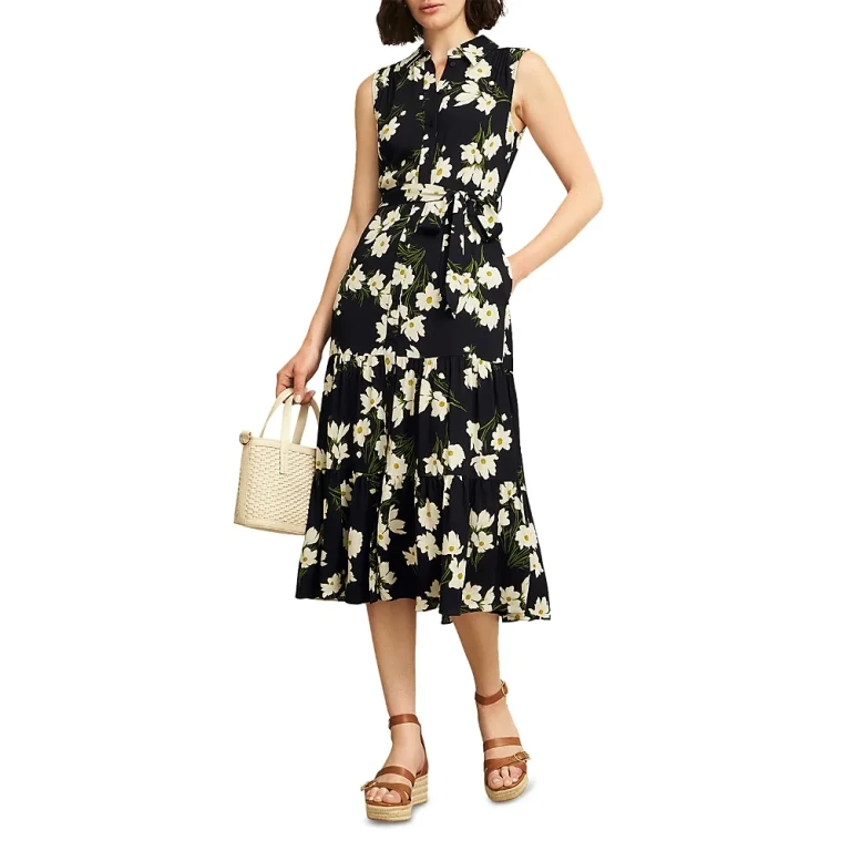 Hobbs London Thea Floral Print Dress