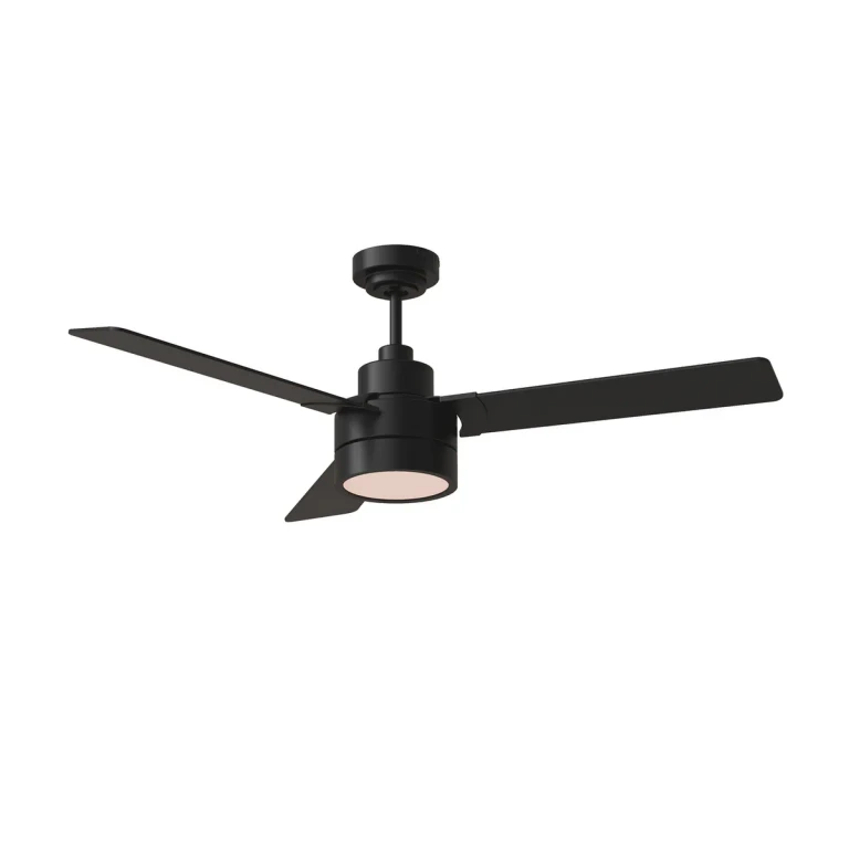Jovie 1-Light 52" Ceiling Fan in Midnight Black