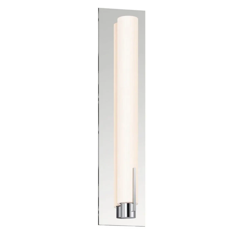 Tubo Slim LED 21" Spine Trim Panel Sconce in Polished Chrome