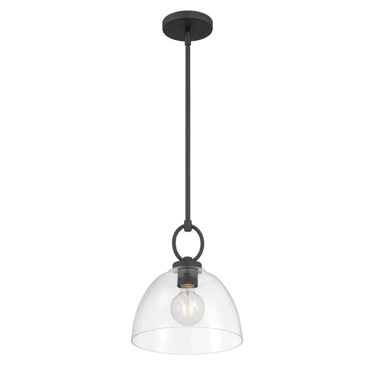 Matte Black Pendant from the Velto Collection