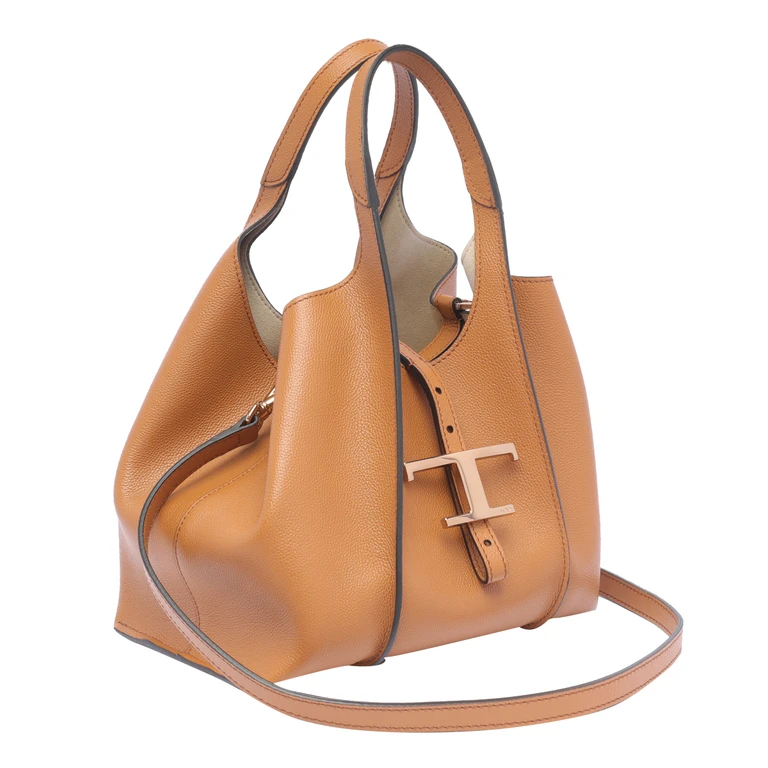 Tod's Timeless Logo Charm Tote Bag