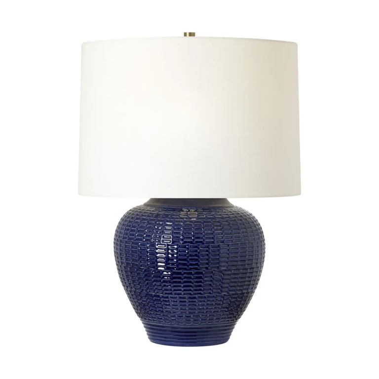 Crystal Cobalt Table Lamp from the Marcel Collection