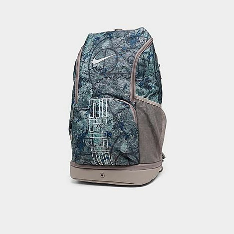 Nike Varsity Hoops Elite Printed Basketball Backpack (32L) in Blue Camo Allover Print