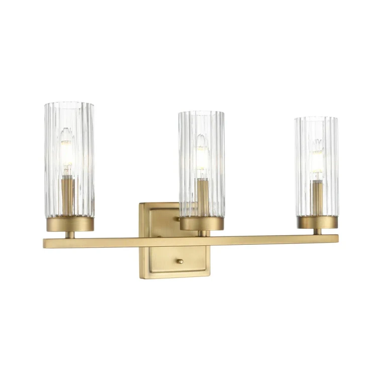 Vintage Brass Bathroom Vanity Light from the Iversen Collection