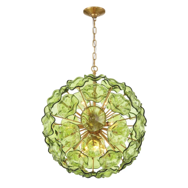 Aged Brass Pendant from the Esme Collection