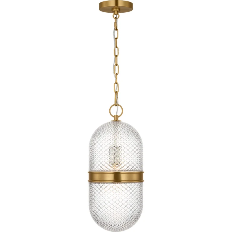 Burnished Brass Pendant from the Lucinda Collection