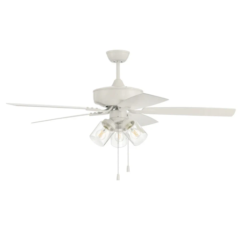 White 52"Outdoor Ceiling Fan from the Outdoor Pro Plus 104 Collection