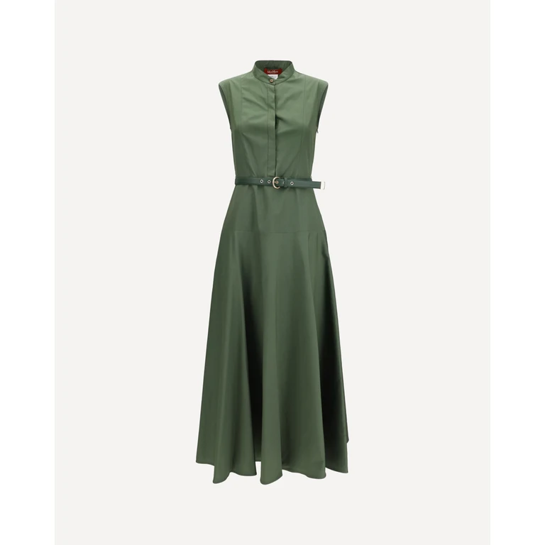 MAX MARA STUDIO Cotton poplin fit-and-flare Dress Female 42