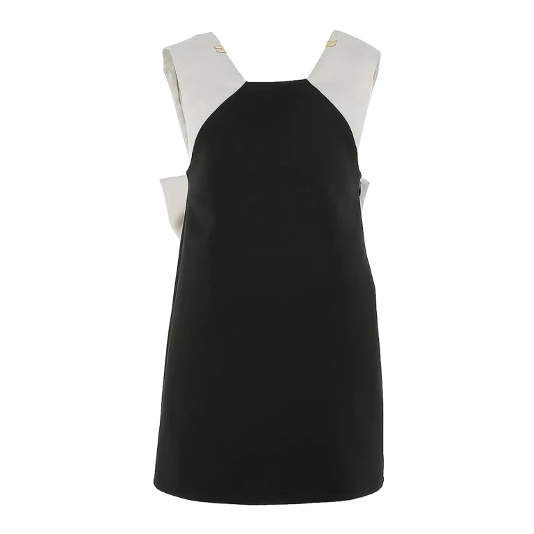 Elisabetta Franchi Robe Au Genou - Noir