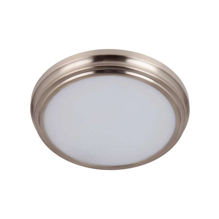 Brushed Polished Nickel LED Flushmount from the X66 flushmounts Collection