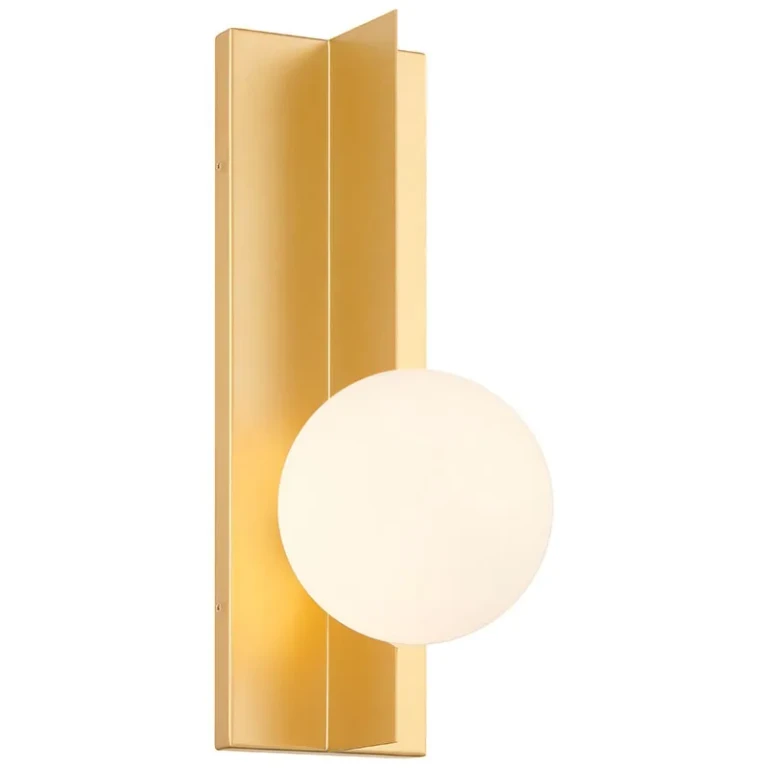 Gold LED Wall Sconce from the Euro Collection