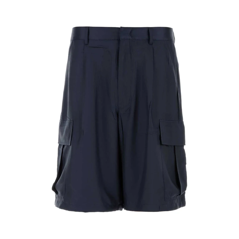Prada Silk Cargo Shorts