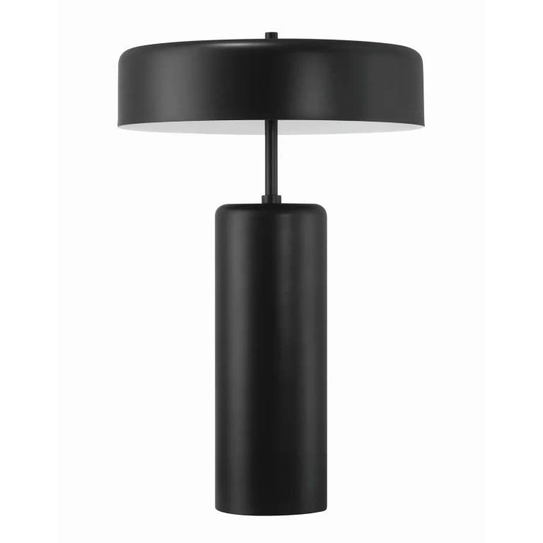Flat Black Three Light Table Lamp from the Table Lamps Collection