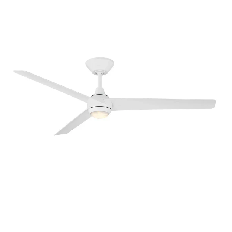 Matte White 52" Ceiling Fan from the Pisces Collection