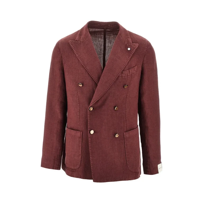 L. B.M. 1911 Linen double-breasted jacket Man 48