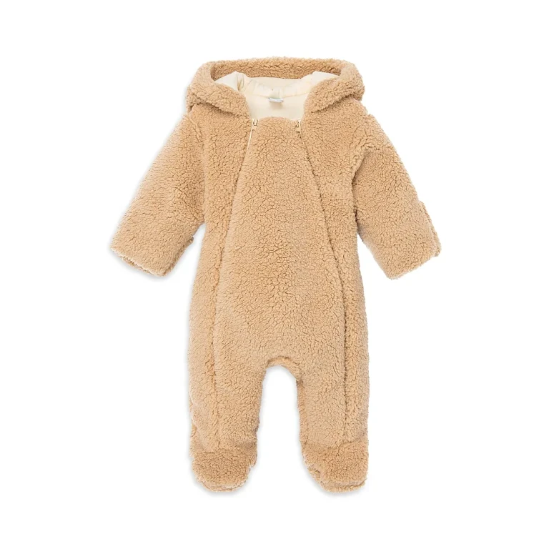 Little Me Boys' Fuzzy Bear Pram - Baby