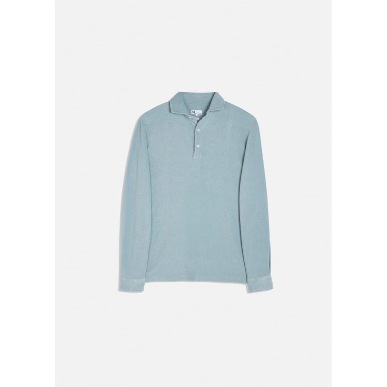Doppiaa Aapollo Long Sleeves Poloshirt Blue Sweatshirts & Poloshirts - Unisex