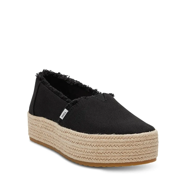Toms Women's Valencia Platform Espadrille Flats