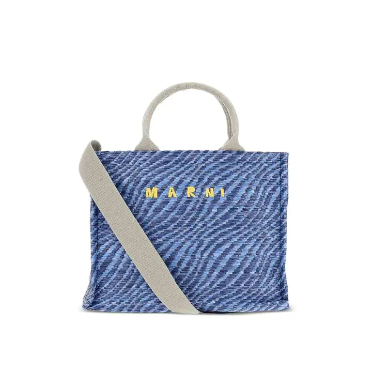 마르니 스몰 로고 디테일 토트백