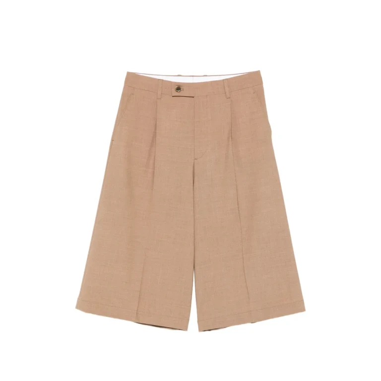Berwich Linda Pleated Shorts