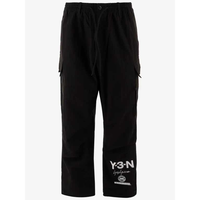 Adidas Y-3 X Neighborhood X Dainese Cotton Blend Trousers