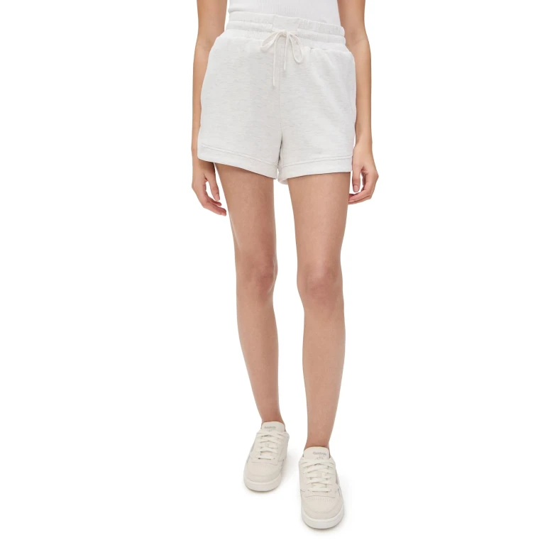 Varley Ollie High Rise Shorts 3.5 Taupe Marl M