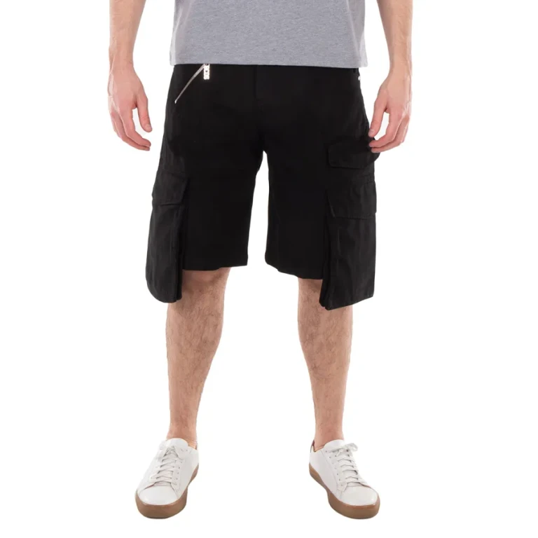 GCDS Cotton Gabardine Ultracargo Bermuda Shorts