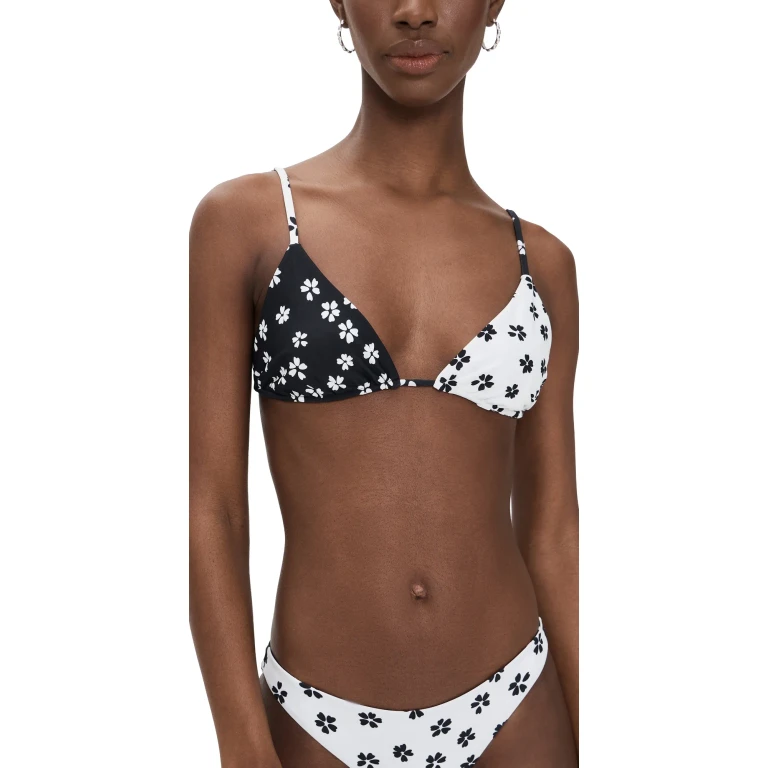 MIKOH Reeve Bikini Top Mixed Bloom XL