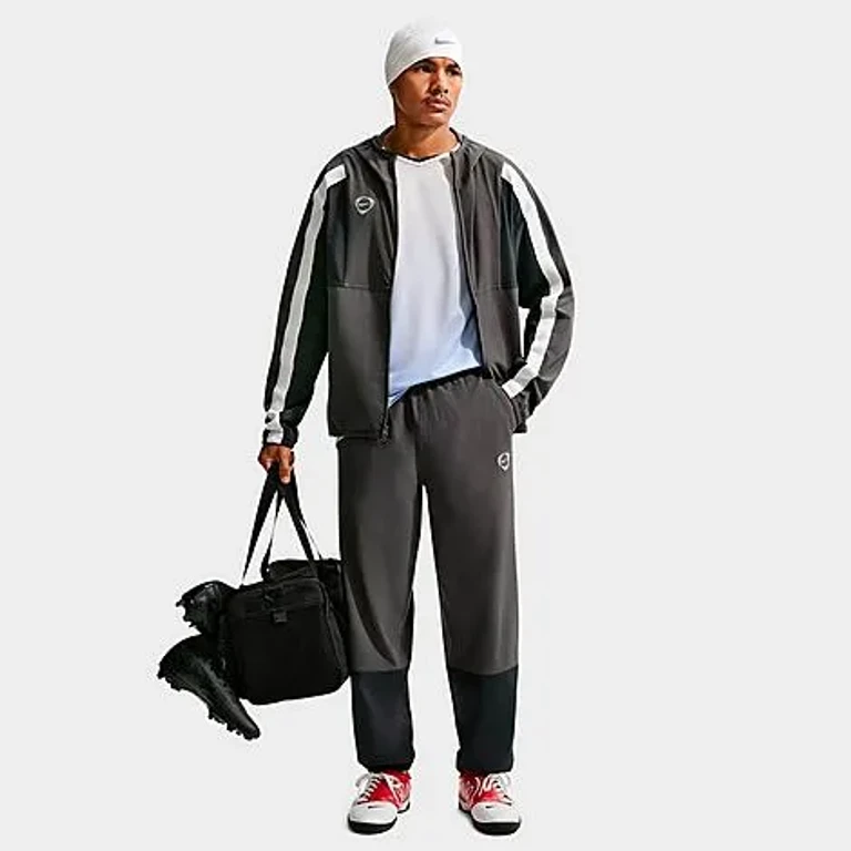 Nike Men's Strike+ Repel Soccer Pants in Medium Ash/Off Noir/Summit White Size: XS