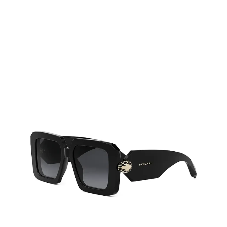 Bvlgari Serpenti Geometric Sunglasses, 52mm