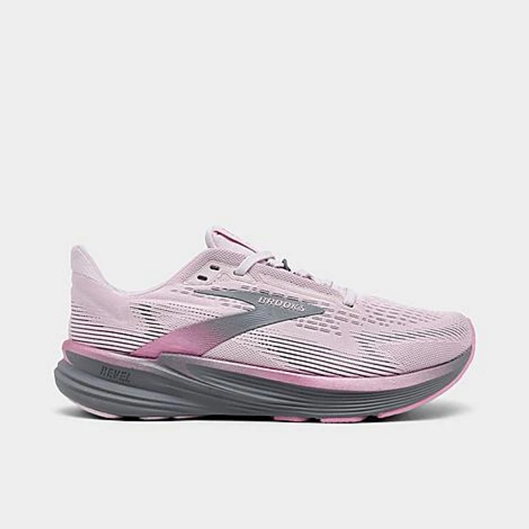 Brooks Women's Revel 8 Running Shoes in Mauve/Ebony/Pink Size: 5.0