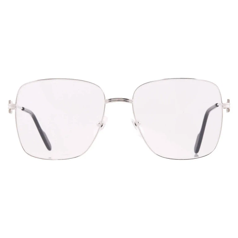Cartier C de CartierSilver Demo Square Ladies Eyeglasses CT0253O 001 56