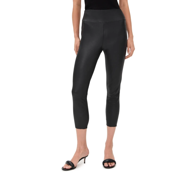 SPRWMN Capri Leather Leggings Black M